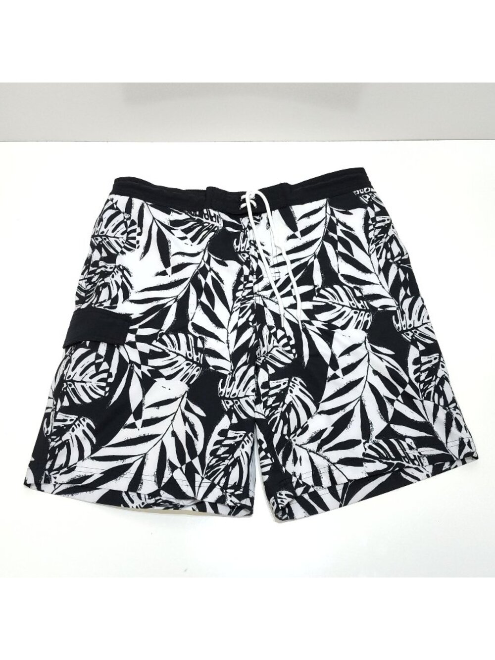 George Cargo E-Board Stretch Trunks Drawstring Waist Men's L (36-38) 9" Inseam
